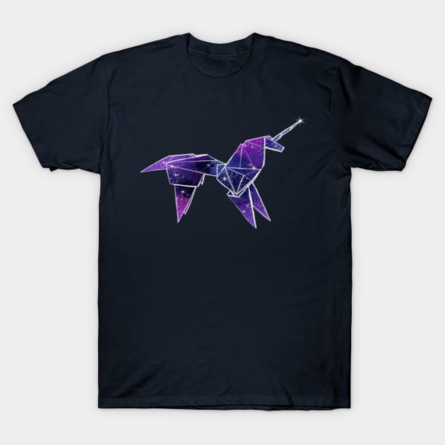 Origami Unicorn T-Shirt by ProfessorBees